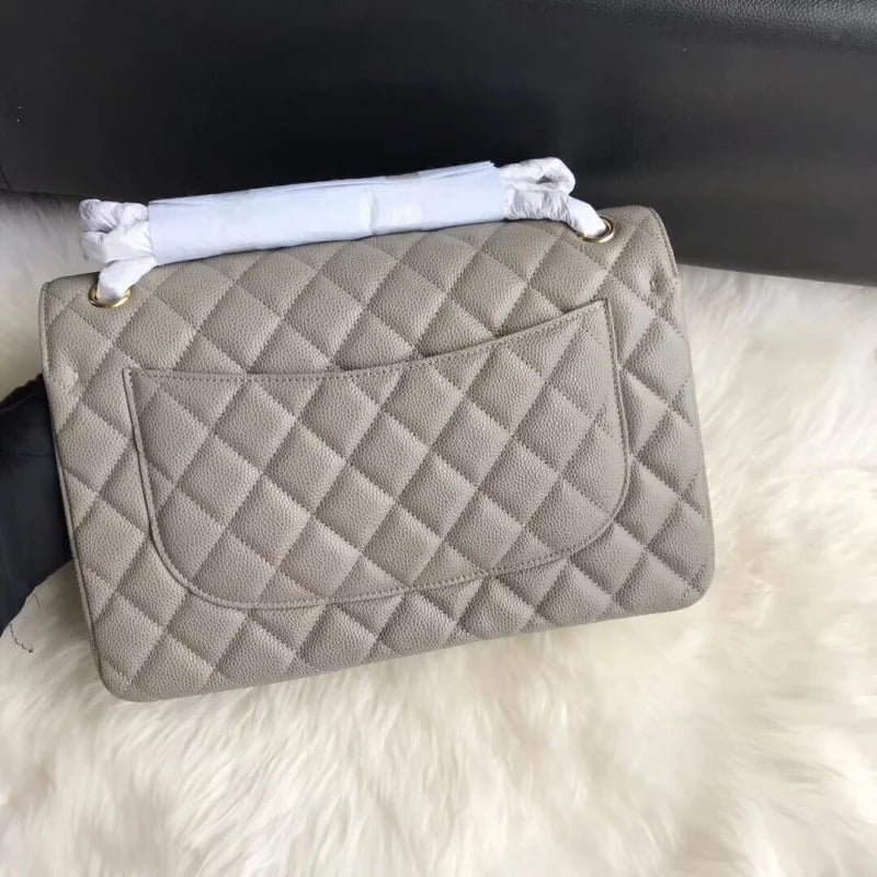Caviar Calfskin 30Cm Flap Bag F2585