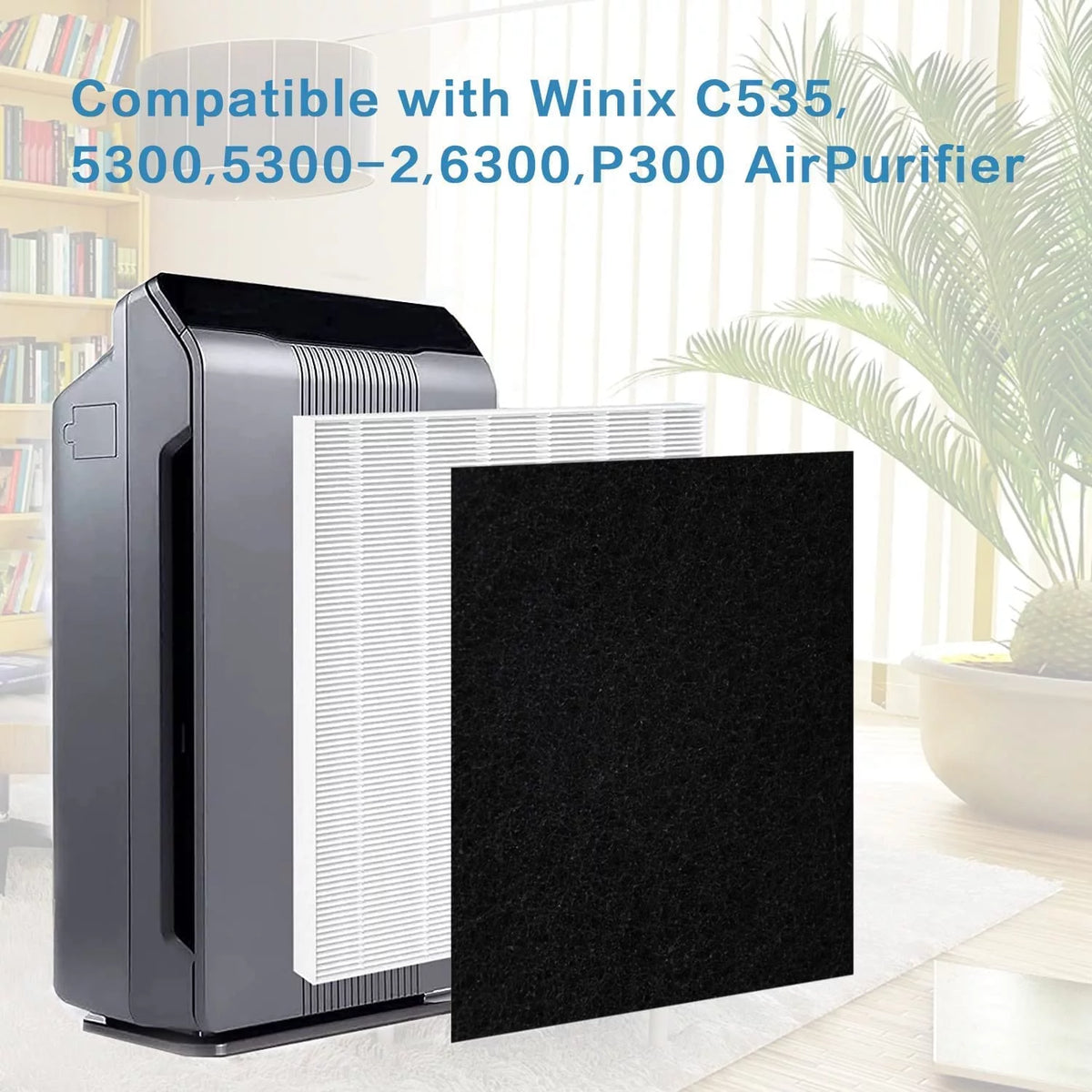Replacement True HEPA Size 21 Filter Plus 4 Carbon Pre-Filters O30025