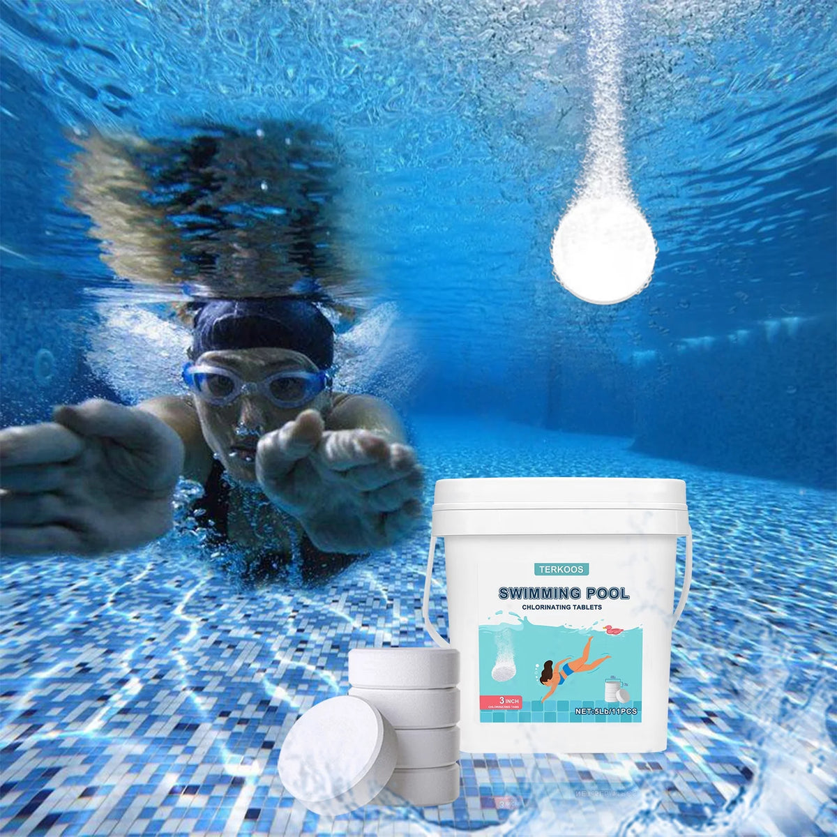 40 LB 3 Inch Chlorine Tablets L965632