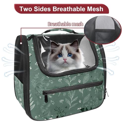 Halloween Pet Carrier Backpack with Ventilated Mesh Windows E341028