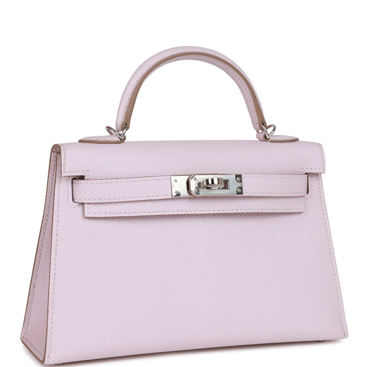 Mauve Pale Epsom Leather Handbag U700