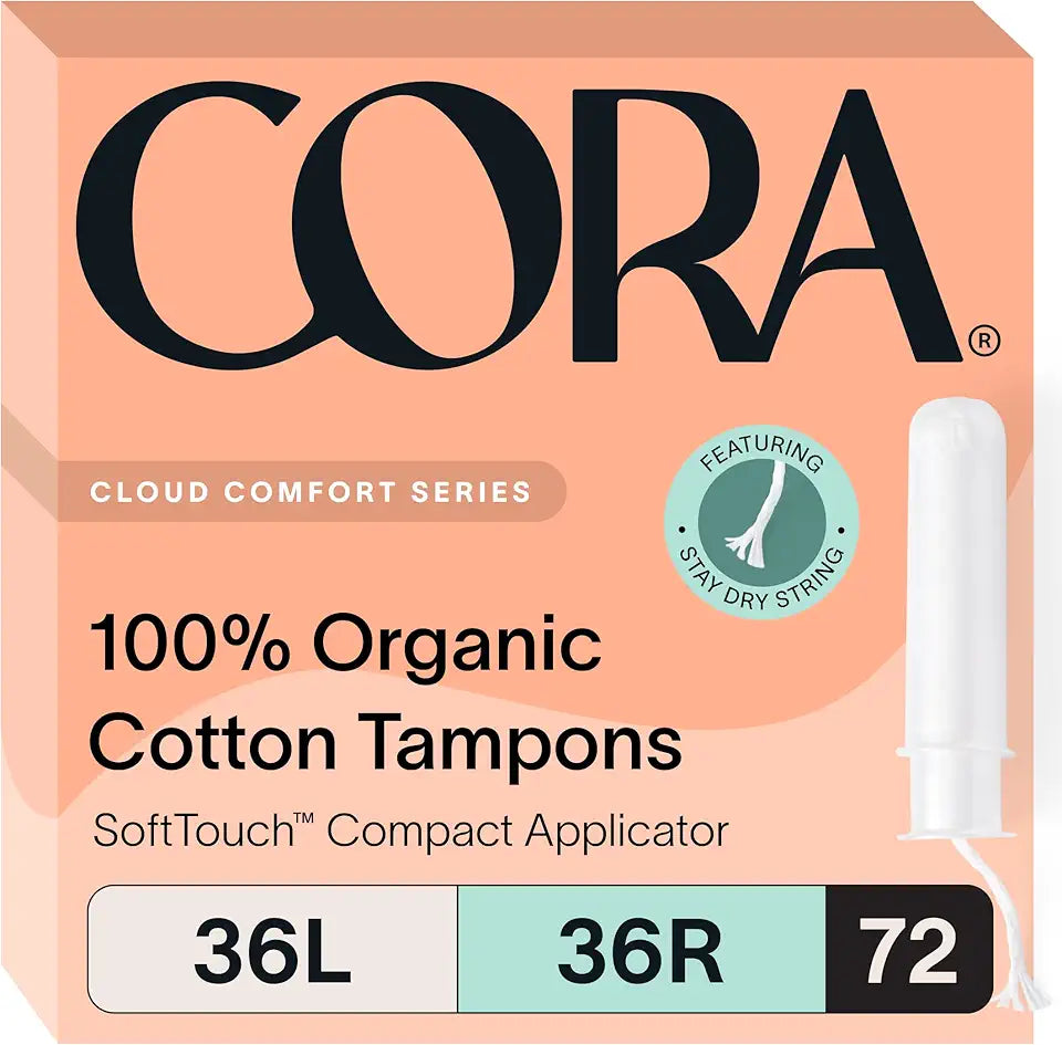 Organic Cotton Applicator Tampon Multipack 72 Total W478279