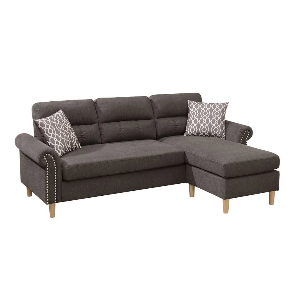 Reversible Fabric Sofa Sectional Set X7011