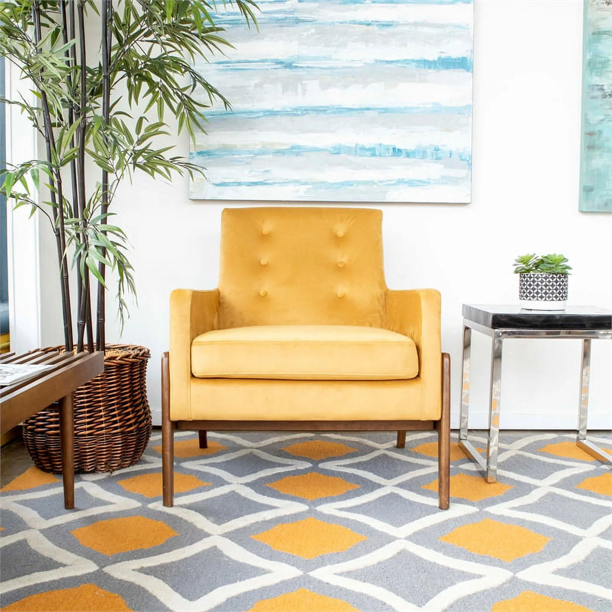 Yellow Lounge Chair M444