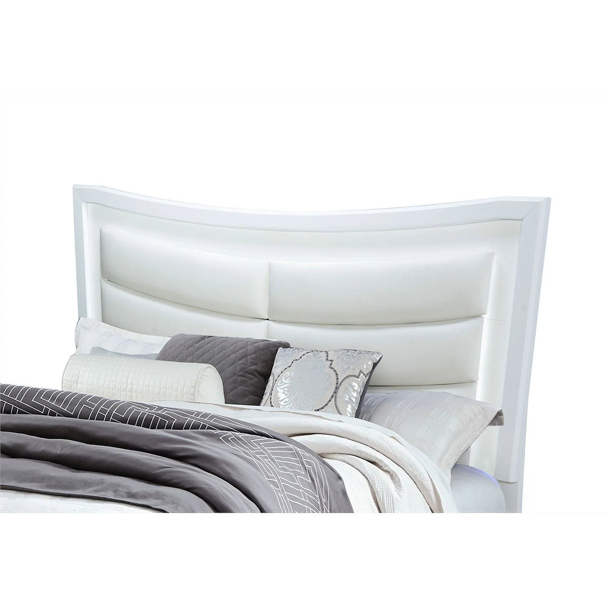White King Bed with Led Lighting U70135