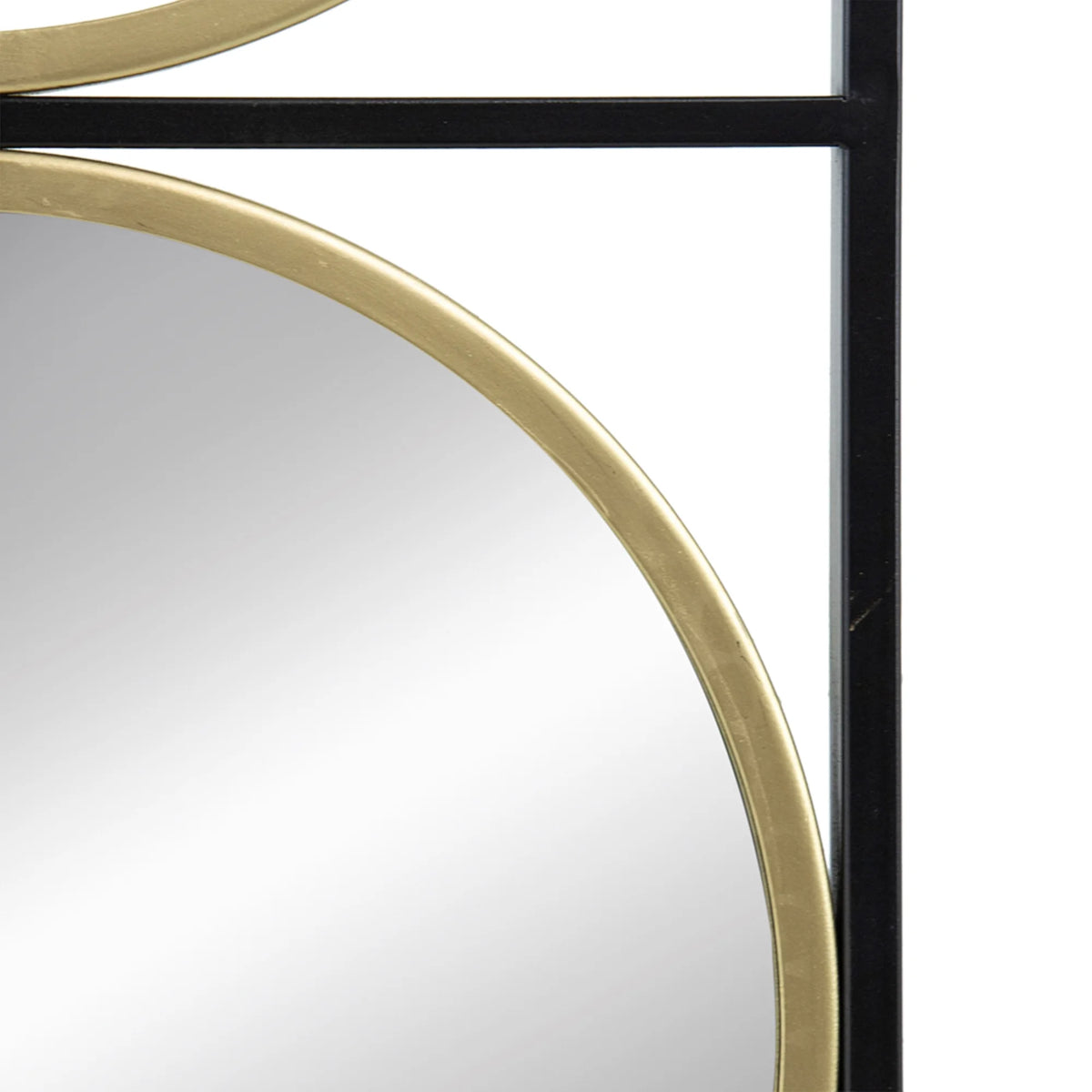 Rectangular Metal Framed Wall Mirror S146
