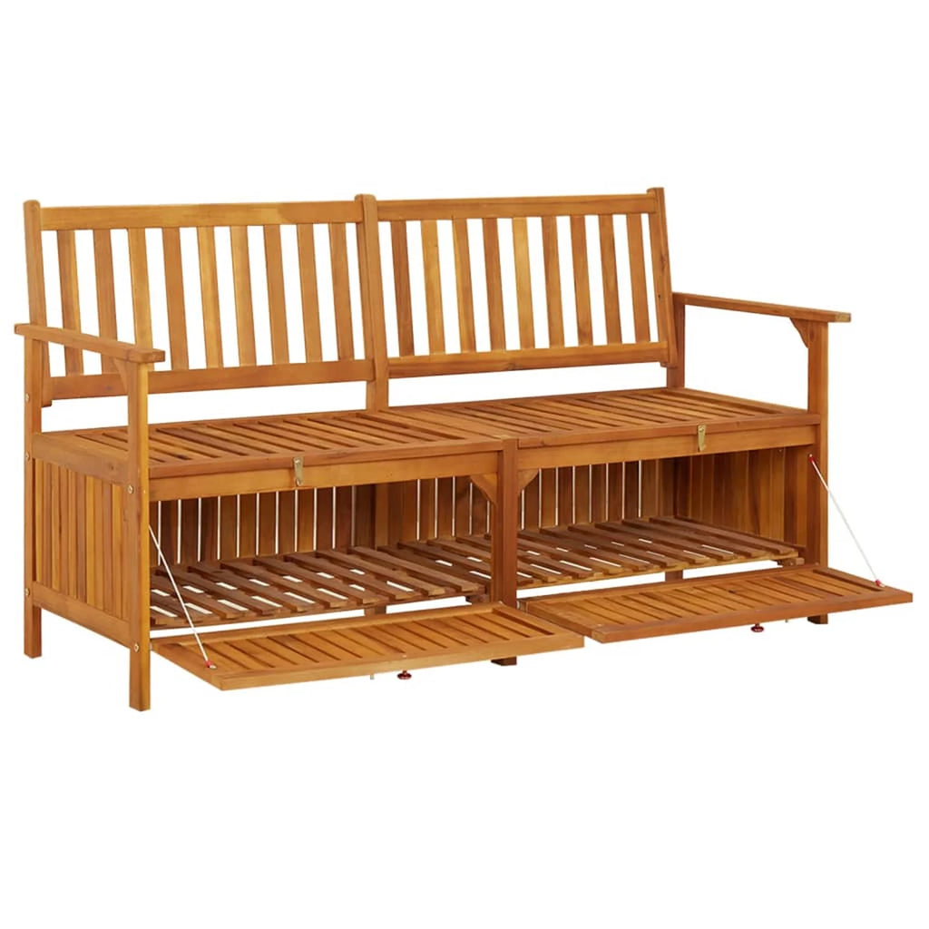 Storage Bench Solid Wood Acacia B265