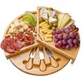 Bamboo Cheese Board and Knife Set V147009