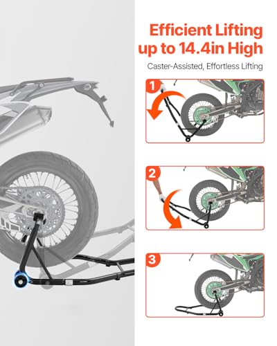850lbs Motorcycle Rear Wheel Stand with U + L Fork A9633