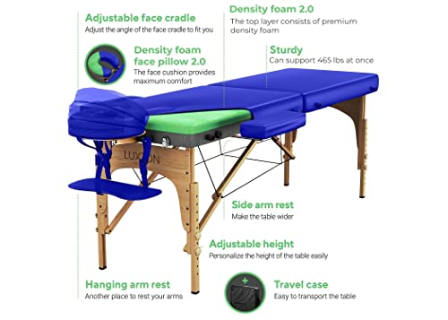 Portable Foldable Foam Massage Table B1919