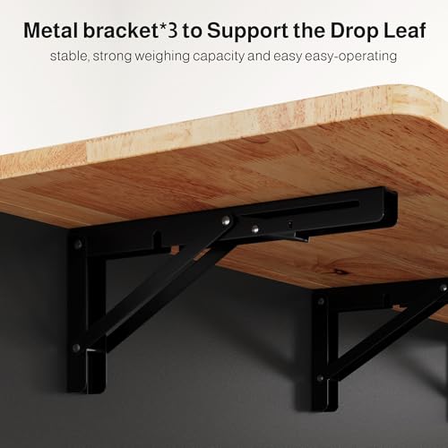 White Kitchen Island with Drop Leaf and Storage N2562