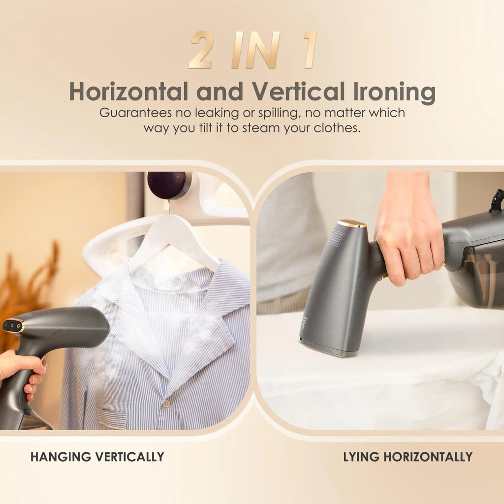 1500W Garment Steamer with 300ml Detachable Tank H28237