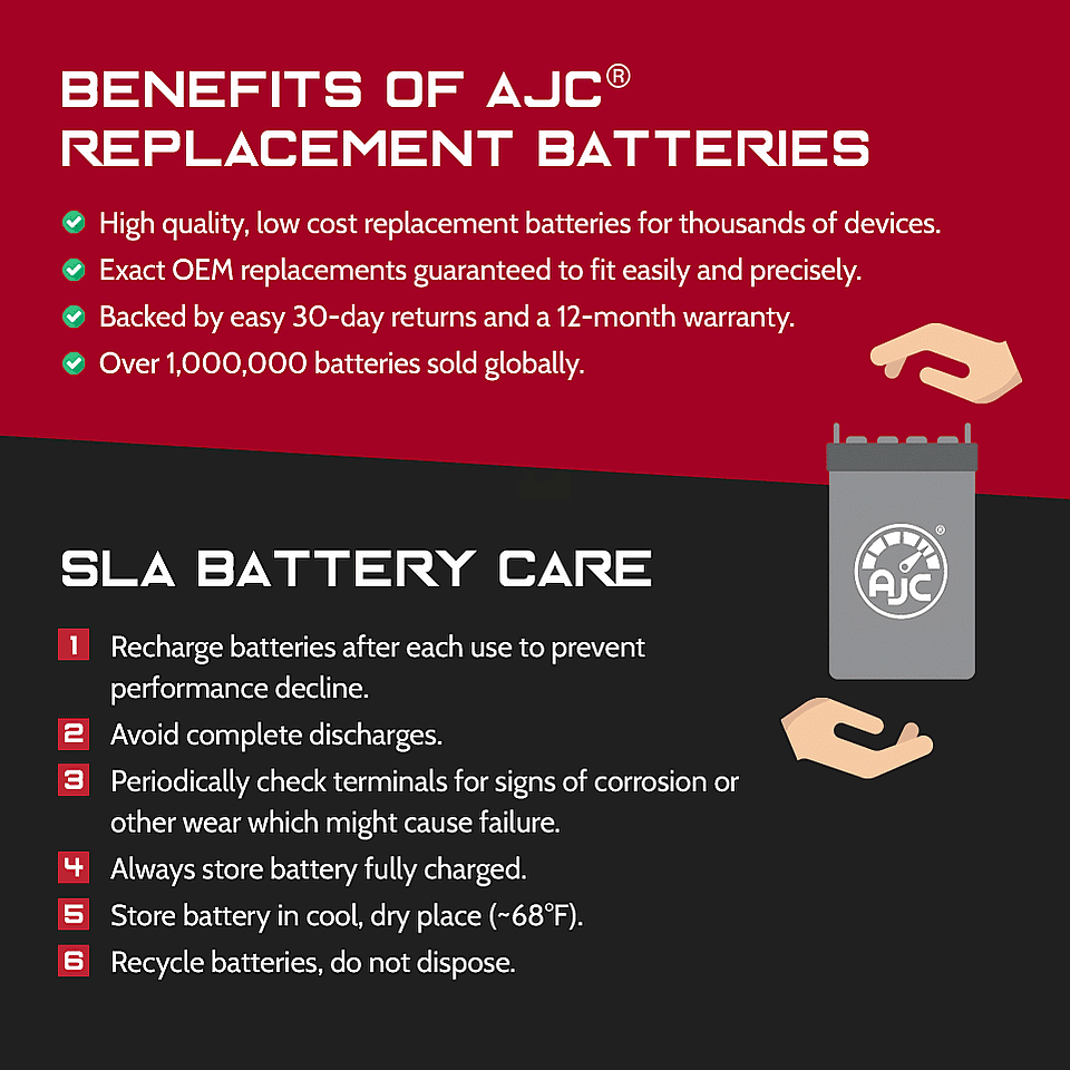 6V 12Ah Sealed Lead Acid Battery H899