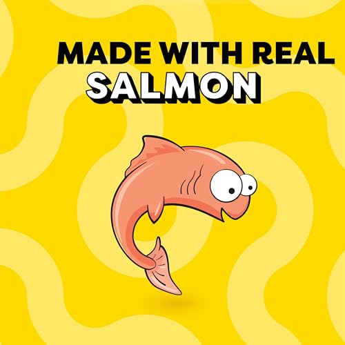 Squeezable Wet Cat Treats with Salmon, 0.42 oz, 44 Count D328
