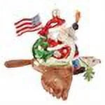 6.5" Glass Christmas Ornament B7414