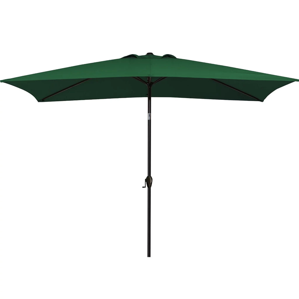 6.5' x 10' Rectangular 6 Ribs Outdoor Umbrella D325