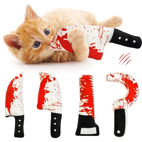 6 Pcs Christmas Catnip Plush Cat Toys P504091