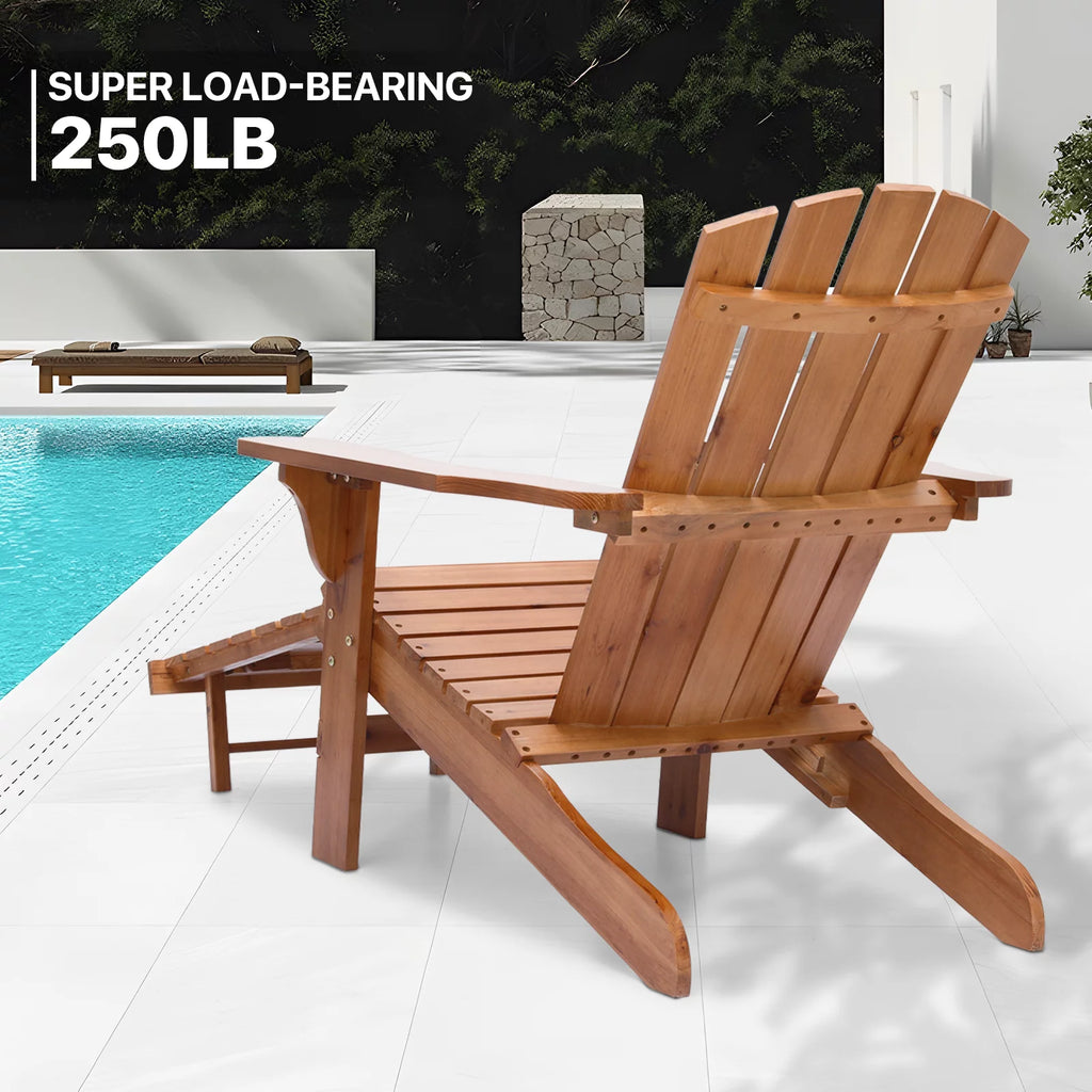 Set of 3 Adirondack Chairs with Side Table O1708