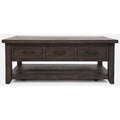48" Rustic Reclaimed Pine 3 Drawer Coffee Table W3431