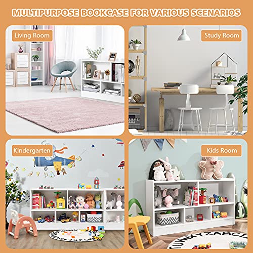 Wooden 5-Section Toy Storage Organizer P137