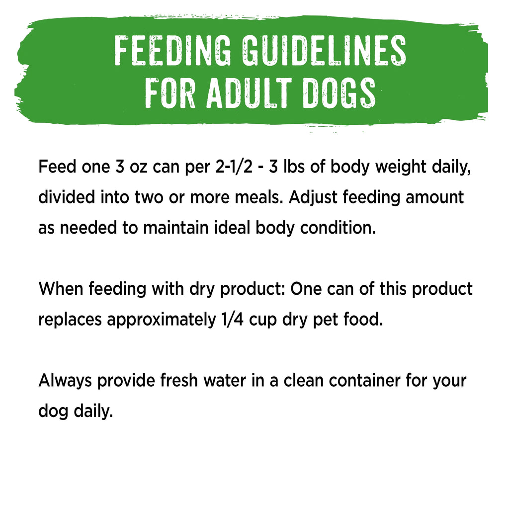 Wet Dog Food Real Lamb 3 oz Cans 24 Pack U428