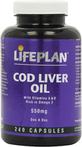 Cod Liver Oil 550mg 240 Capsules X60268