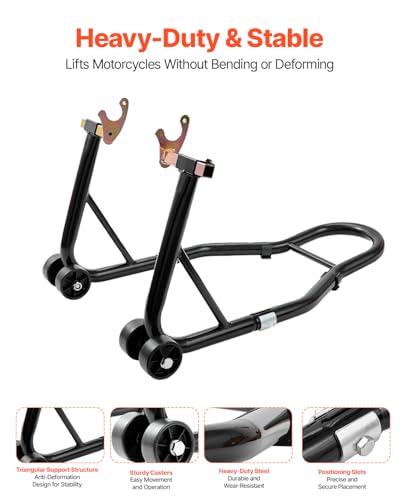 850lbs Motorcycle Rear Wheel Stand with U + L Fork A9633