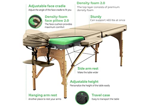 Portable Foldable Foam Massage Table B1919