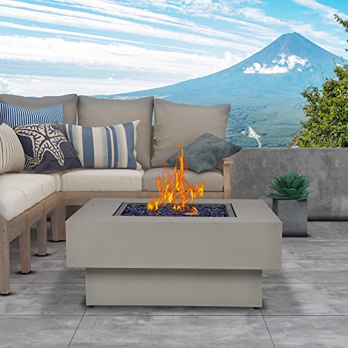 Propane Outdoor Fire Pit Table 32.5-inch Round 50,000 BTU F86718