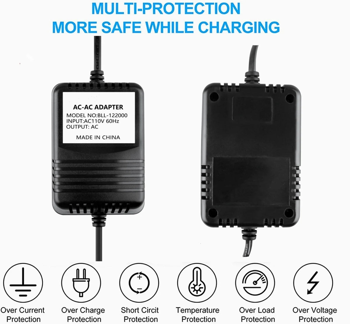 Compatible AC-AC Wall Adapter Battery Charger Power Supply D17175