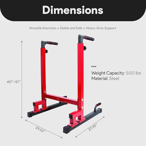 Steel Frame Adjustable Height Dip Stand Station I752570