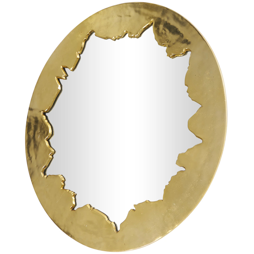 36" x 36" Gold Handmade Wall Mirror B2644