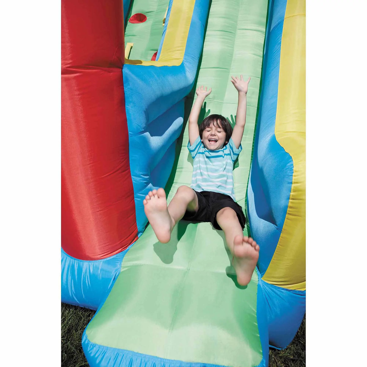 Inflatable Bounce House with Blower and Climbing Wall Y186