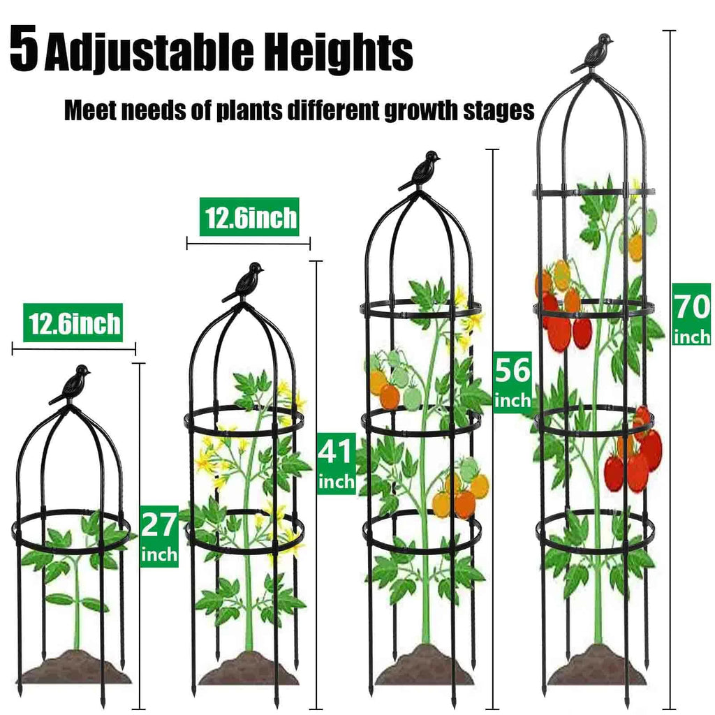 6 FT Metal Garden Trellis 2 Pack A270305