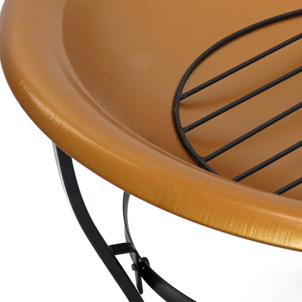 29" Copper Fire Pit with Stand and Screen K5429