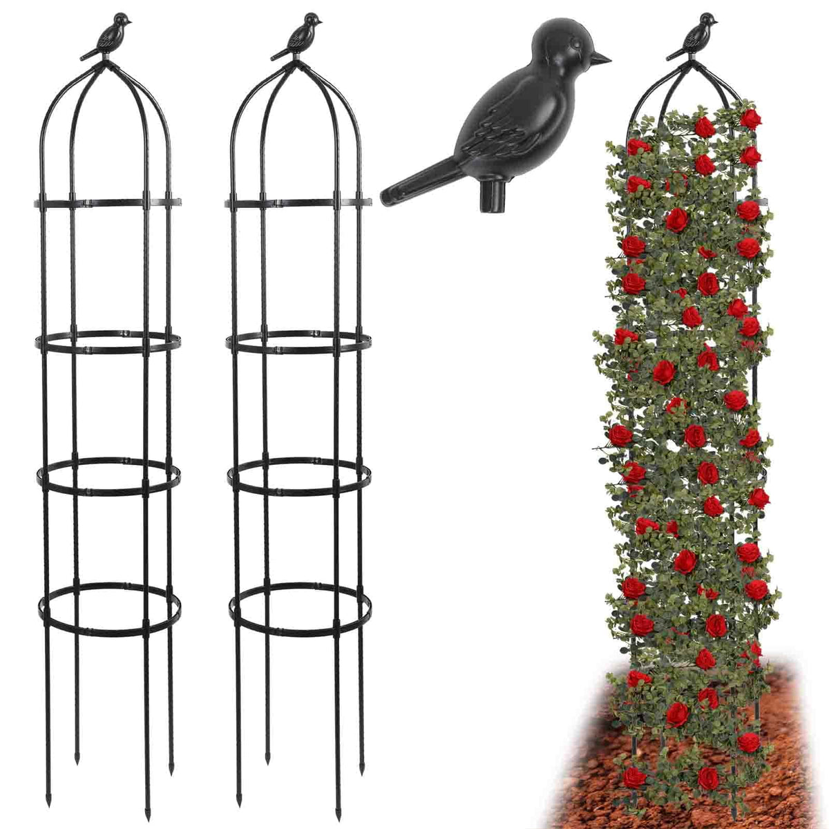 6 FT Metal Garden Trellis 2 Pack A270305