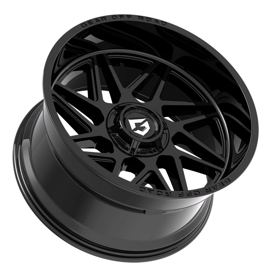 17X9 6X135 / 6X5.50 Gloss Black Wheels J96688