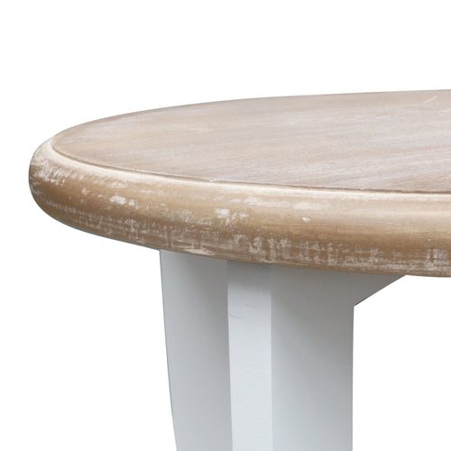 2 Tiers Wooden Round End Table H873053