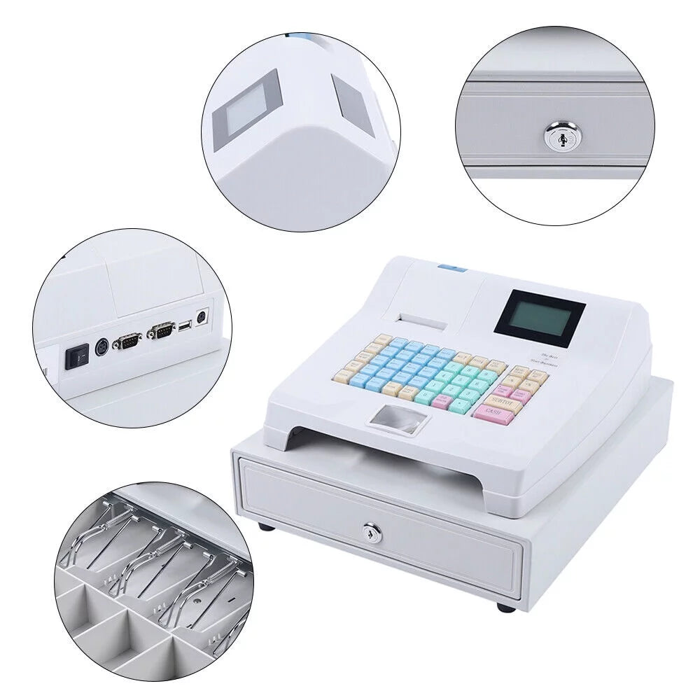 48 Keys LED Display Electronic Cash Register A115865