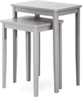 Wood Nesting Tables Set Of 2 U797