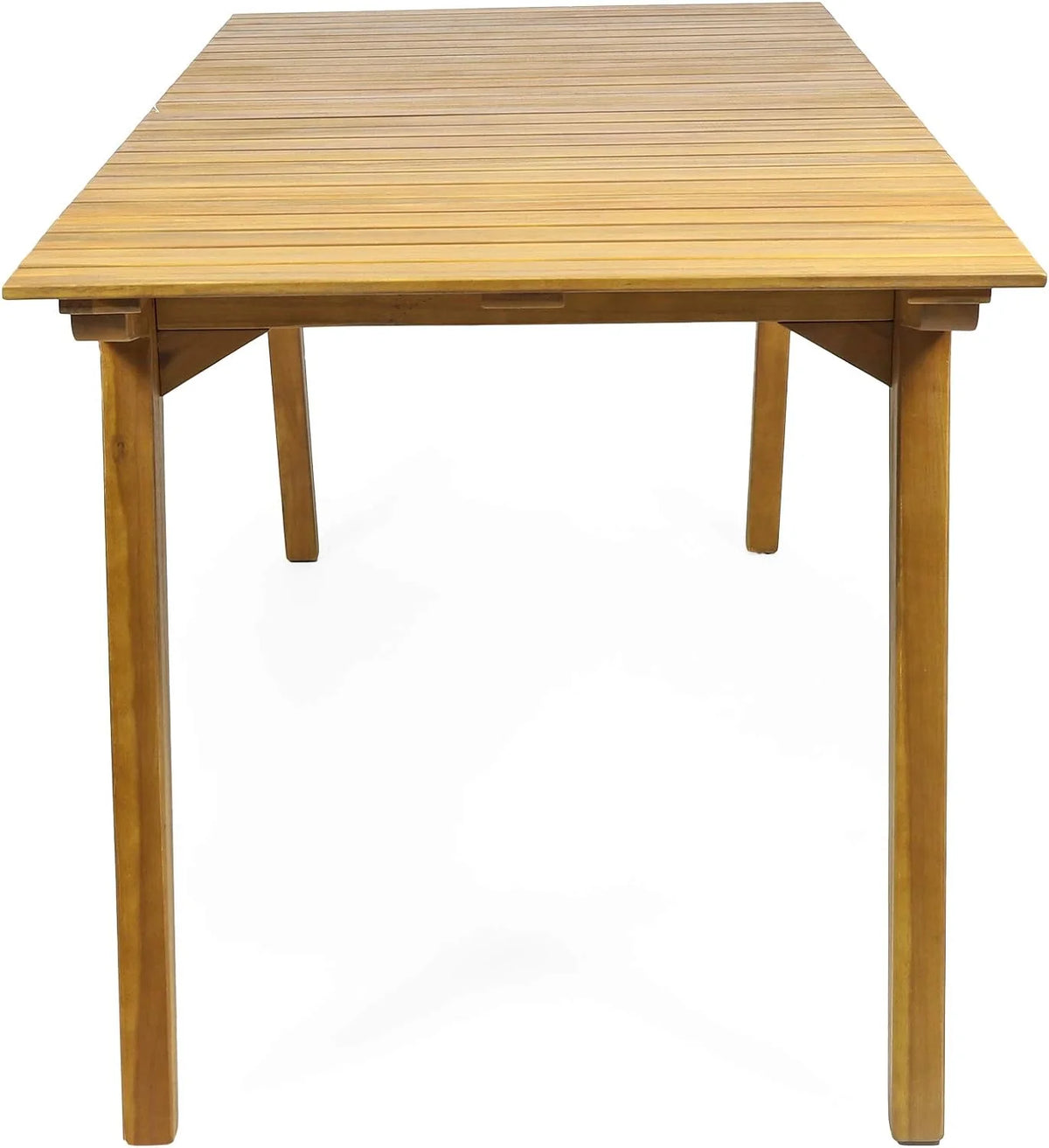 Rustic Acacia Wood Outdoor Dining Table K136510