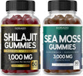Shilajit Gummies and Irish Sea Moss Gummies W2124