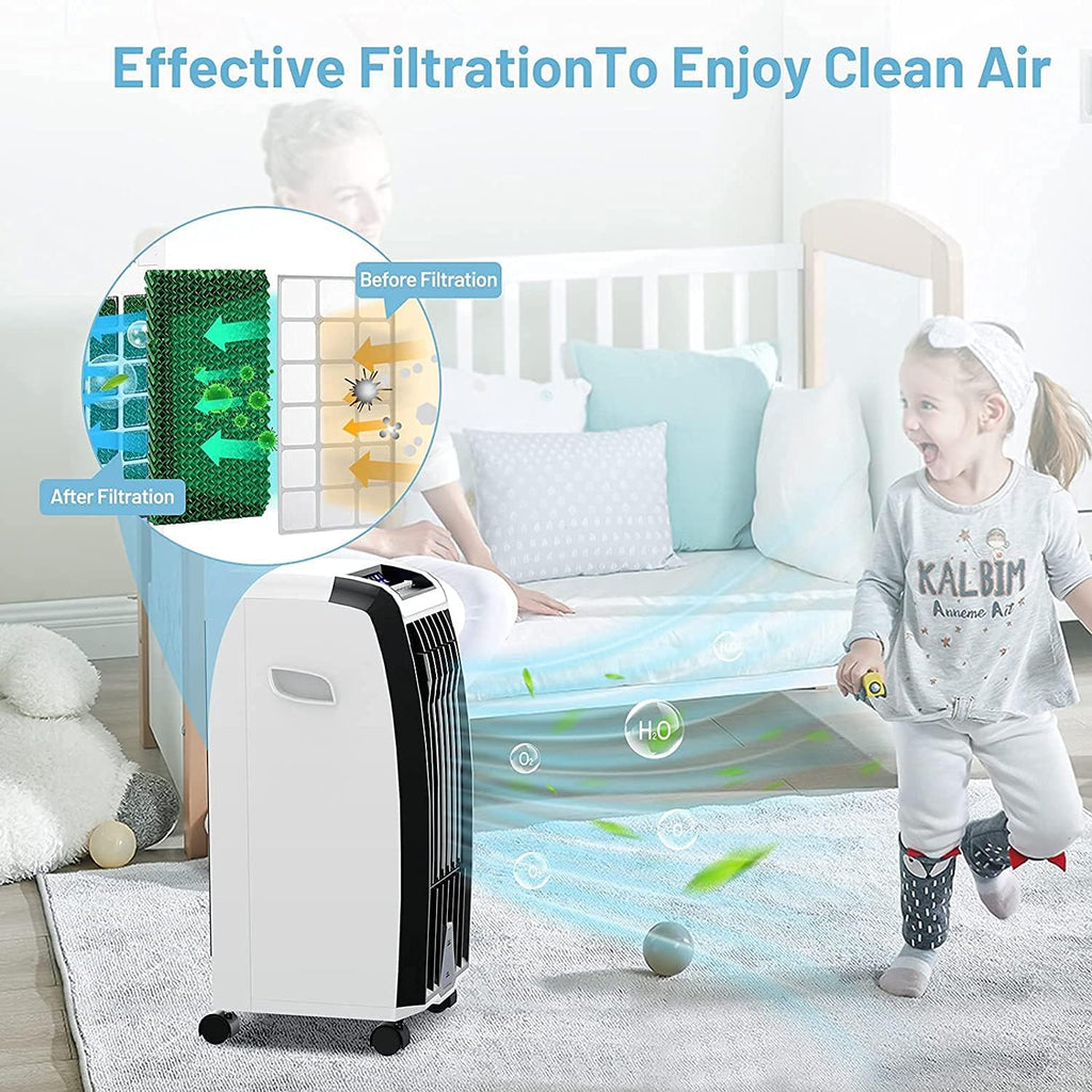 Portable 4-in-1 Evaporative Air Cooler with Humidifier V3928