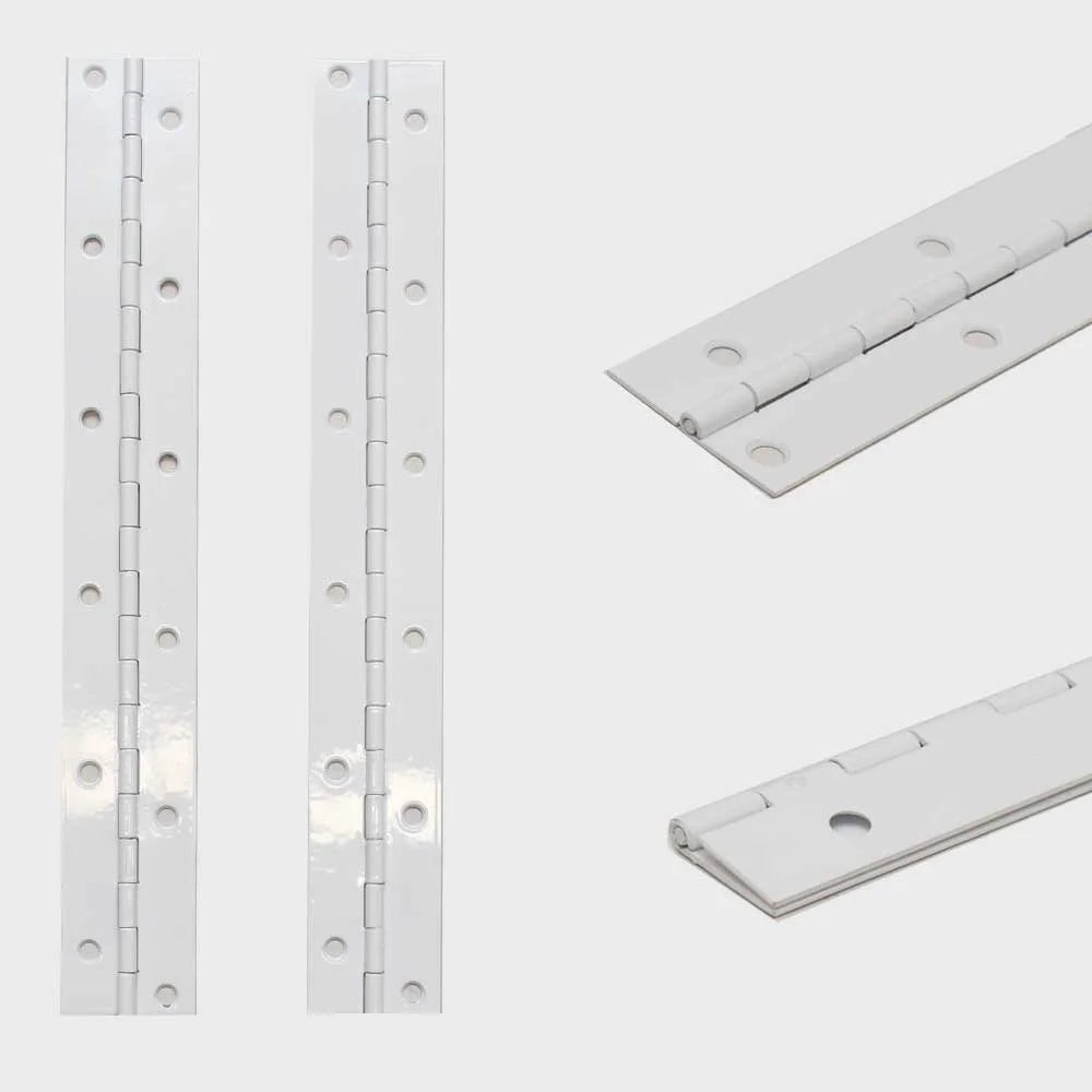 White Stainless Steel Piano Hinges G508575
