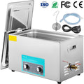 30L Ultrasonic Cleaner 304 Stainless Steel with Heater Timer D9095