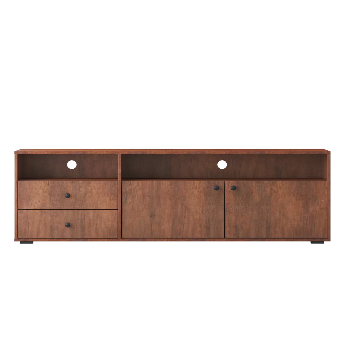 Brown Wood Grain TV Cabinet U5128