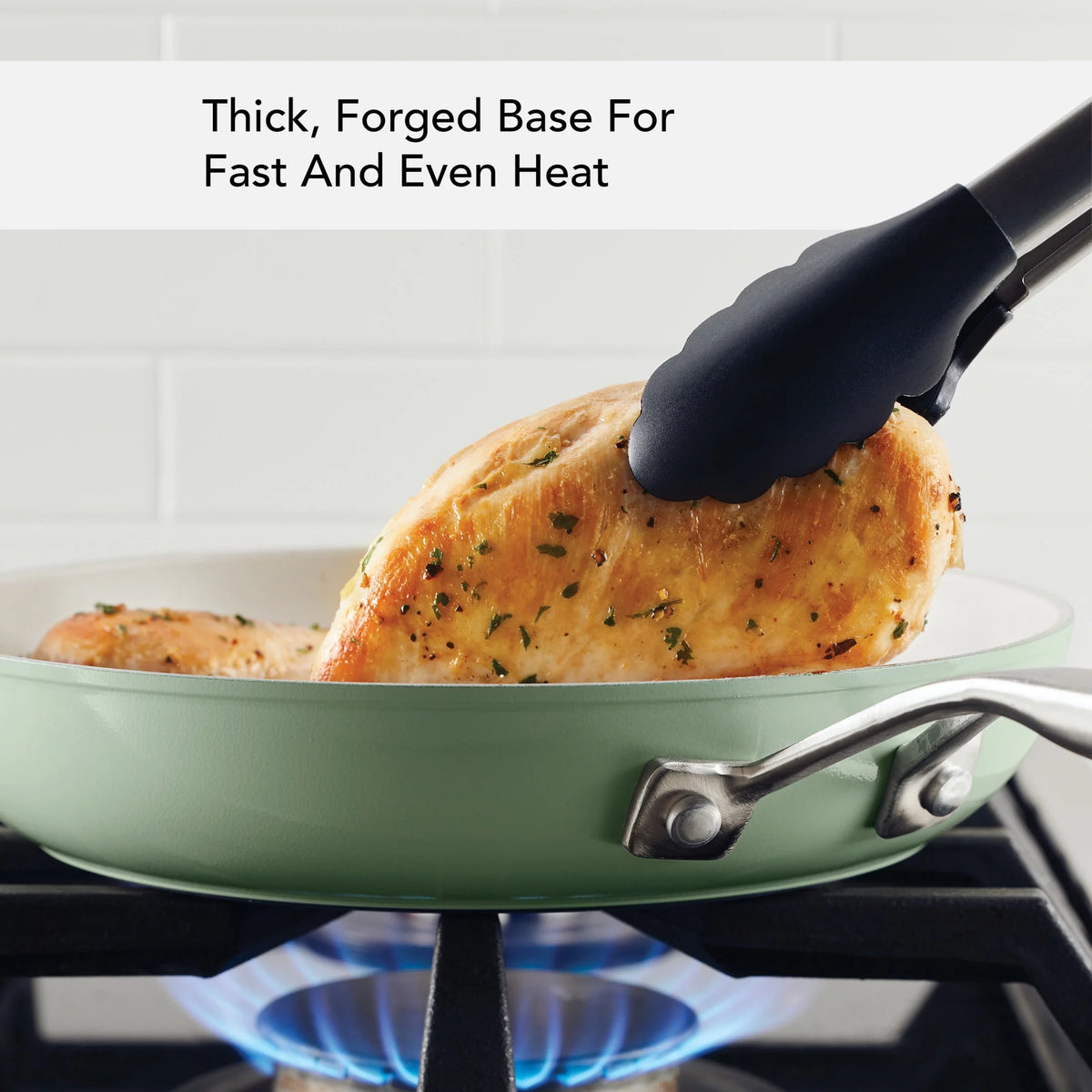 Hard Anodized Ceramic Nonstick Frying Pan, 10-Inch R421