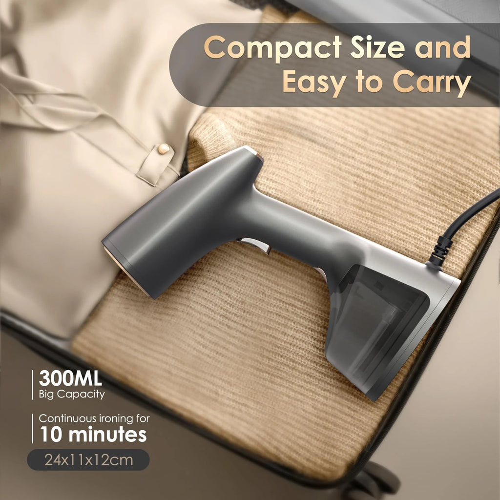 1500W Garment Steamer with 300ml Detachable Tank H28237