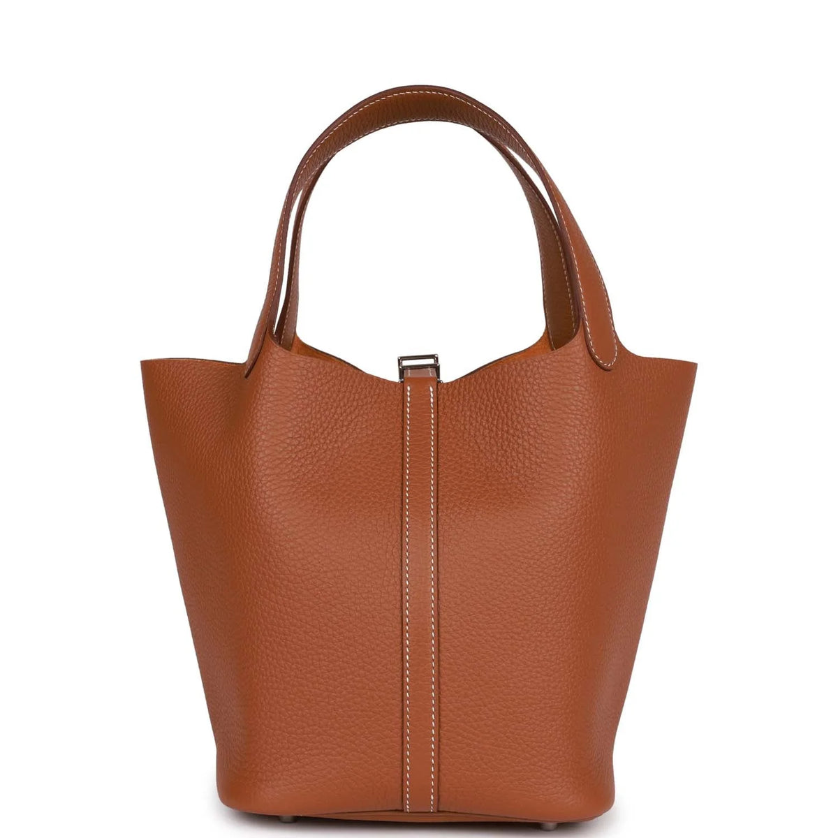 Gold Clemence 22 Picotin Lock E802536