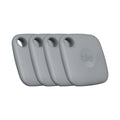 Bluetooth Tracker Keys Finder and Item Locator 4 Pack Grey W812743